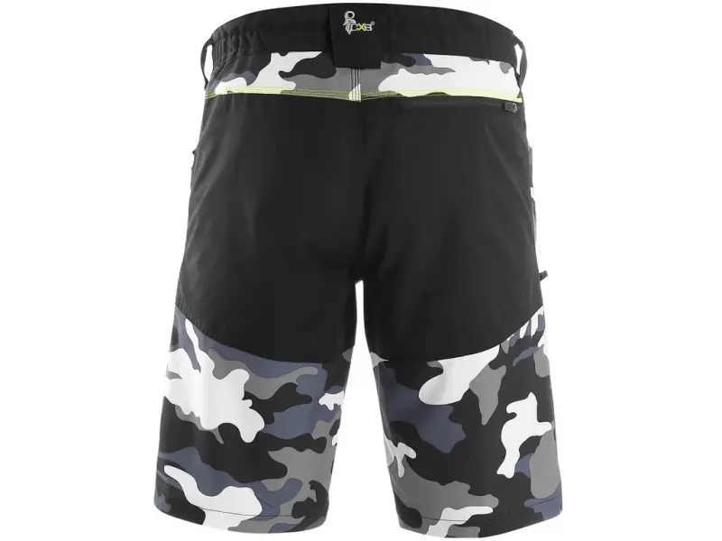 Kraťasy CXS DIXON, pánské, šedo - bílé (maskáč), vel. 3XL